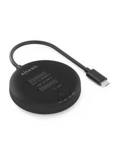 AISENS ASDS-2M2N05-BK base de conexión para disco duro USB 3.2 Gen 2 (3.1 Gen 2) Type-C