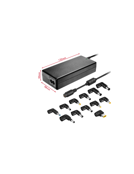 Leotec LENCSHOME06 adaptador e inversor de corriente Interior Negro