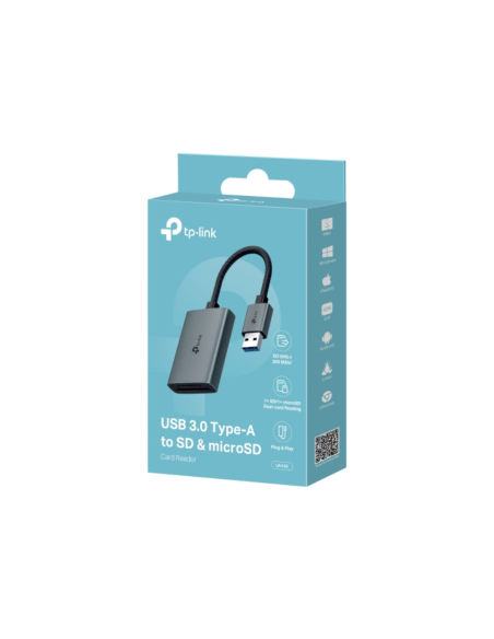 TP-Link UA430 lector de tarjeta USB 3.2 Gen 1 (3.1 Gen 1) Type-C Gris