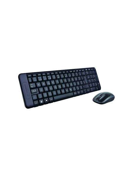 Logitech Wireless Combo MK220 teclado Ratón incluido Oficina USB Español Negro