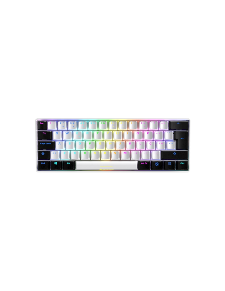 Sharkoon SGK50 S4 teclado Juego RF inalámbrica + USB QWERTY Portugués Blanco
