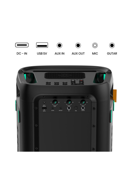 Hisense Party Storm Altavoz para fiestas Negro 300 W