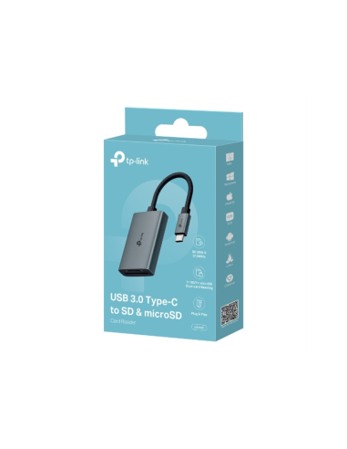 TP-Link UA440C lector de tarjeta USB 3.2 Gen 1 (3.1 Gen 1) Type-C Gris