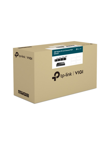 TP-Link VIGI NK8P-B434I kit de videovigilancia Alámbrico 8 canales