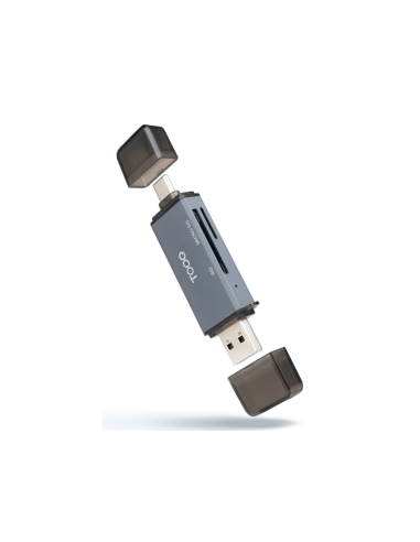 TooQ TQR-3001G lector de tarjeta USB 3.0 Type-A/Type-C