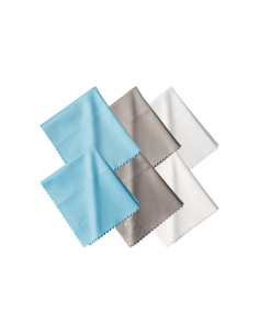 Ewent EW5635 trapo para limpiar Microfibra Azul, Gris, Blanco 6 pieza(s)