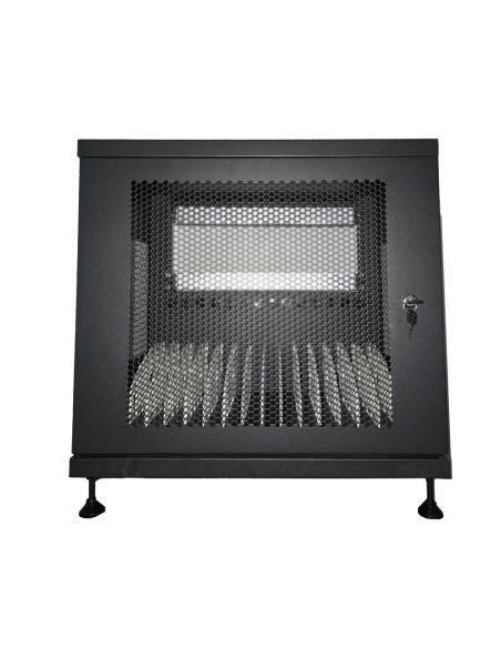 Ewent EW1714 carrito y armario de dispositivo portátil Armario de gestión y carga para dispositivos portátiles Negro