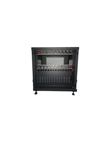 Ewent EW1714 carrito y armario de dispositivo portátil Armario de gestión y carga para dispositivos portátiles Negro