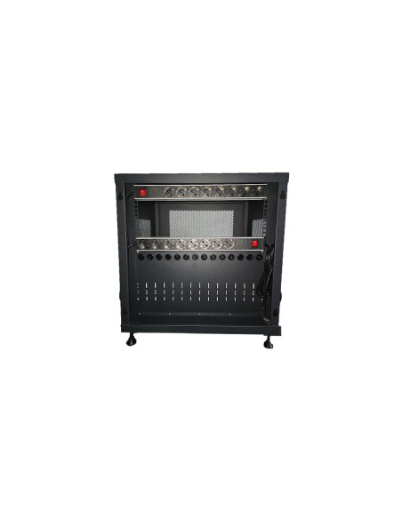 Ewent EW1714 carrito y armario de dispositivo portátil Armario de gestión y carga para dispositivos portátiles Negro