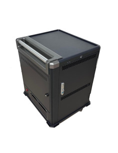 Ewent EW1703 carrito y armario de dispositivo portátil Carro de gestión y carga para dispositivos portátiles Negro, Gris