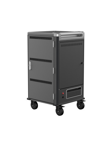 Ewent EW1700 carrito y armario de dispositivo portátil Carro de gestión y carga para dispositivos portátiles Negro, Gris