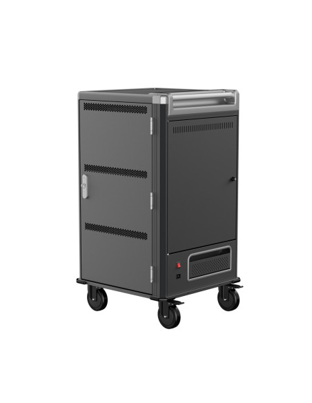 Ewent EW1700 carrito y armario de dispositivo portátil Carro de gestión y carga para dispositivos portátiles Negro, Gris