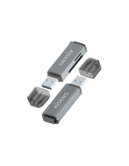 AISENS ASCR-2A09-GR lector de tarjeta USB 3.2 Gen 1 (3.1 Gen 1) Type-A