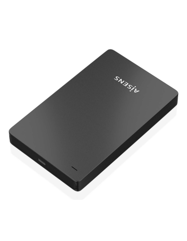 AISENS ASE-2542B caja para disco duro externo Caja de disco duro (HDD) Negro 2.5"