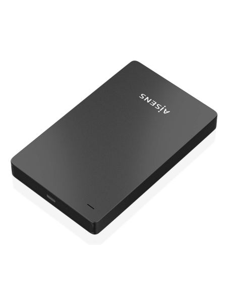 AISENS ASE-2542B caja para disco duro externo Caja de disco duro (HDD) Negro 2.5"