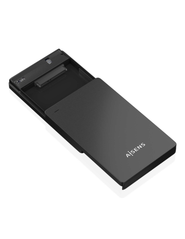 AISENS ASE-2542B caja para disco duro externo Caja de disco duro (HDD) Negro 2.5"