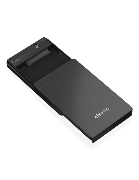 AISENS ASE-2542B caja para disco duro externo Caja de disco duro (HDD) Negro 2.5"