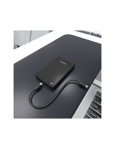 AISENS ASE-2542B caja para disco duro externo Caja de disco duro (HDD) Negro 2.5"