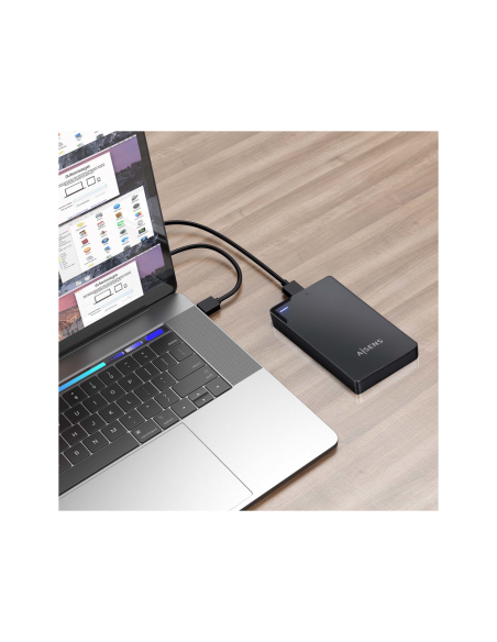 AISENS Caja Externa 2,5? 9.5mm SATA a USB 3.0/USB3.1 Gen1, Negra