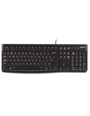 Logitech Keyboard K120 for Business teclado Universal USB QWERTY Español Negro