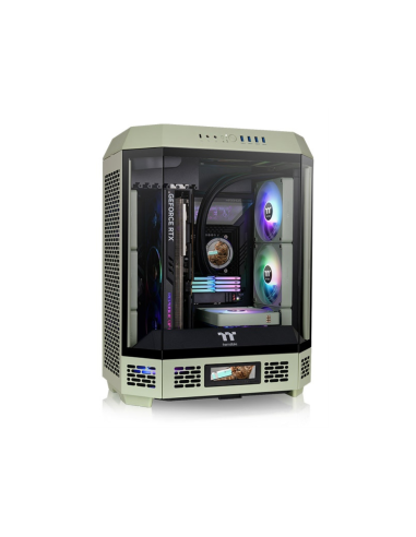 Thermaltake CA-1Z1-00MEWN-00 carcasa de ordenador Midi Tower Verde claro