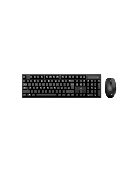 Ewent EW3281 teclado Ratón incluido Universal RF inalámbrico QWERTY Español Negro