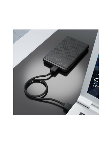 AISENS ASE-2522B caja para disco duro externo Carcasa de disco duro/SSD Negro 2.5"