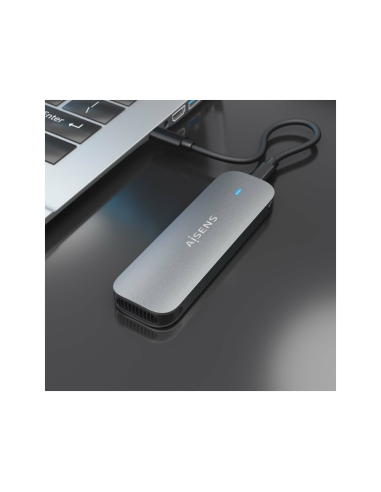 AISENS ASM2-006GRY caja para disco duro externo Caja externa para unidad de estado sólido (SSD)