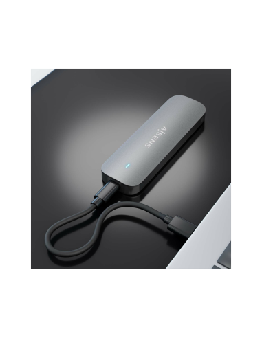 AISENS ASM2-006GRY caja para disco duro externo Caja externa para unidad de estado sólido (SSD)