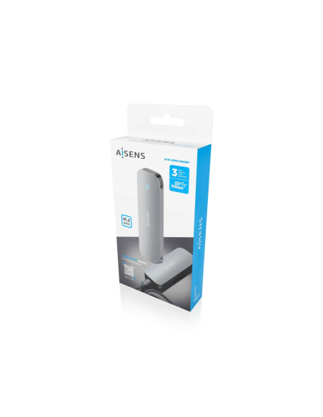 AISENS ASM2-006GRY caja para disco duro externo Caja externa para unidad de estado sólido (SSD)