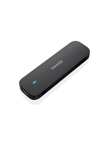 AISENS ASM2-024B caja para disco duro externo Caja externa para unidad de estado sólido (SSD) Negro