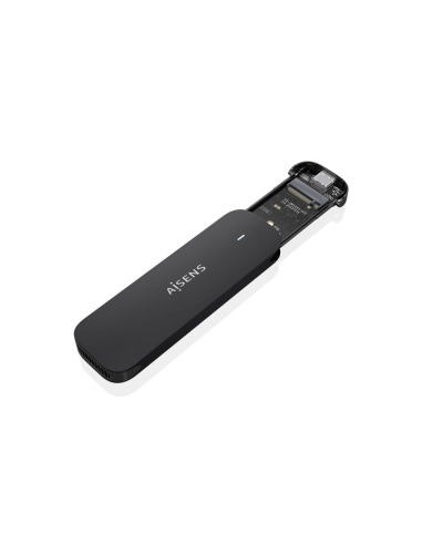 AISENS ASM2-024B caja para disco duro externo Caja externa para unidad de estado sólido (SSD) Negro