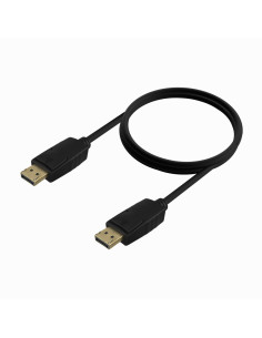 AISENS Cable DISPLAYPORT V1.2 CCS 4K@60Hz, DP/M-DP/M, Negro, 1.0m 2