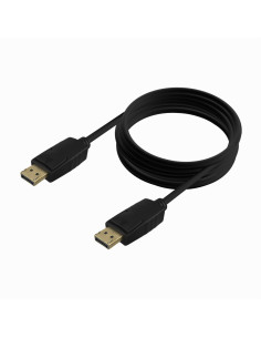 AISENS Cable DISPLAYPORT V1.2 CCS 4K@60Hz, DP/M-DP/M, Negro, 3.0m 2