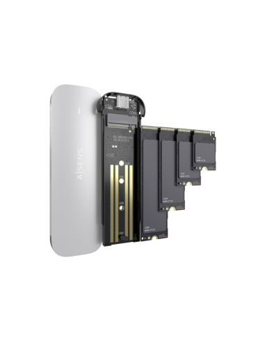 AISENS ASM2-025SL caja para disco duro externo Caja externa para unidad de estado sólido (SSD)