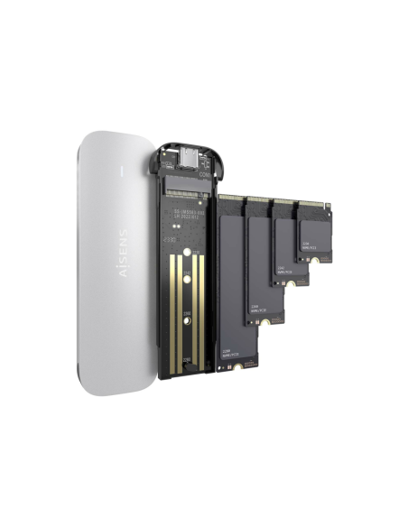AISENS ASM2-025SL caja para disco duro externo Caja externa para unidad de estado sólido (SSD)