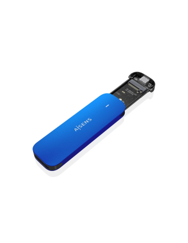 AISENS ASM2-026BLU caja para disco duro externo Caja externa para unidad de estado sólido (SSD) Azul M.2