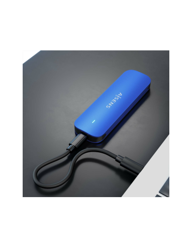AISENS ASM2-026BLU caja para disco duro externo Caja externa para unidad de estado sólido (SSD) Azul M.2