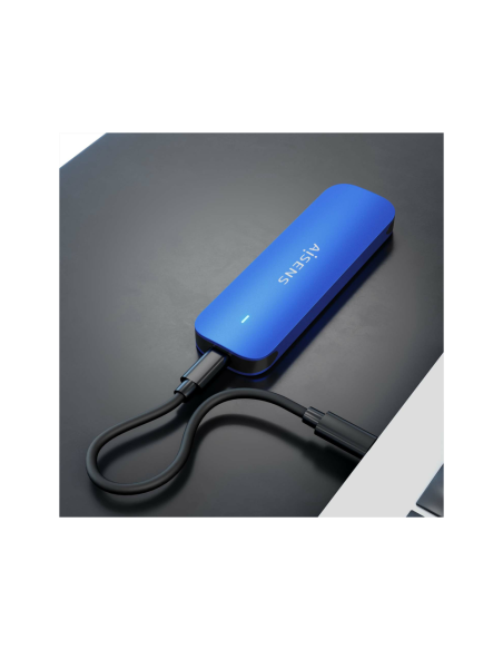 AISENS ASM2-026BLU caja para disco duro externo Caja externa para unidad de estado sólido (SSD) Azul M.2
