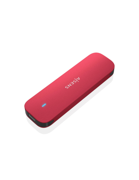 AISENS ASM2-027RED caja para disco duro externo Caja externa para unidad de estado sólido (SSD) Rojo M.2