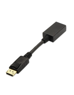 AISENS A125-0134 adaptador de cable de vídeo 0,15 m DisplayPort HDMI Negro 2
