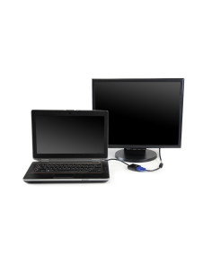 Ewent EW9864 adaptador de cable de vídeo 0,2 m HDMI VGA, 3.5mm Negro 2