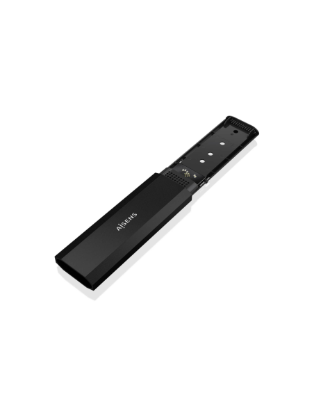 AISENS ASM2-028B caja para disco duro externo Caja externa para unidad de estado sólido (SSD) Negro