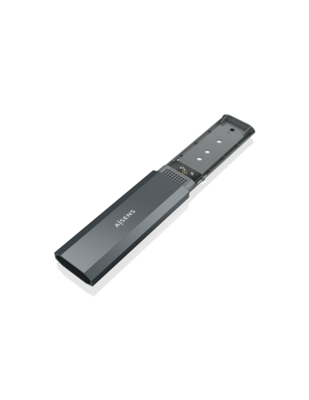 AISENS ASM2-029GR caja para disco duro externo Caja externa para unidad de estado sólido (SSD)