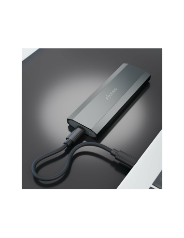 AISENS ASM2-029GR caja para disco duro externo Caja externa para unidad de estado sólido (SSD)