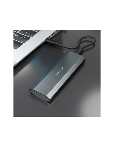 AISENS ASM2-029GR caja para disco duro externo Caja externa para unidad de estado sólido (SSD)