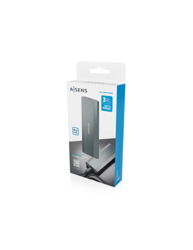 AISENS ASM2-029GR caja para disco duro externo Caja externa para unidad de estado sólido (SSD)
