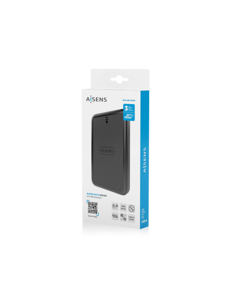 AISENS ASE-2519B caja para disco duro externo Carcasa de disco duro/SSD 2.5"