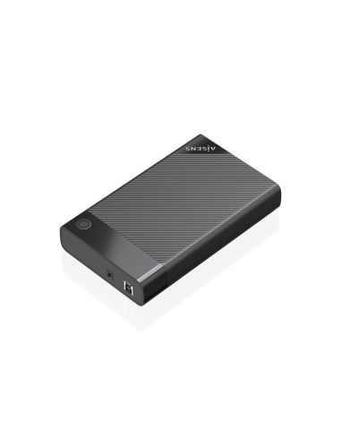 AISENS ASE-3529B caja para disco duro externo Caja de disco duro (HDD) Negro 3.5"