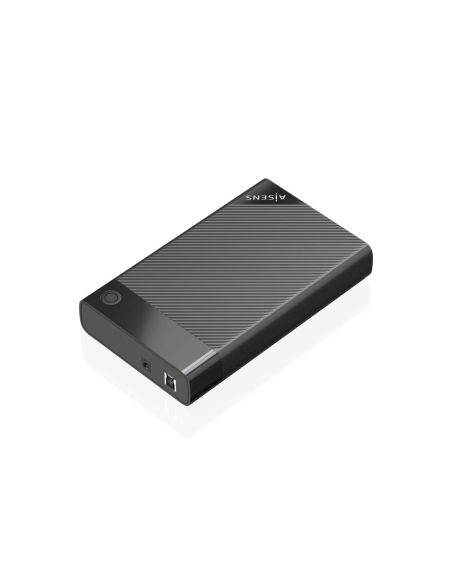 AISENS ASE-3529B caja para disco duro externo Caja de disco duro (HDD) Negro 3.5"